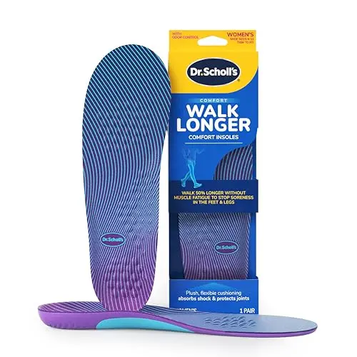 Plush Foam for Extended Walking