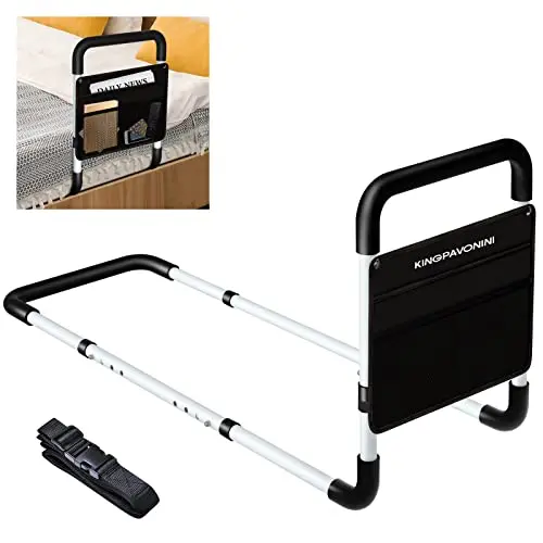 Medical Bed Support Bar with Storage