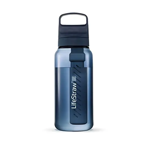LifeStraw Go Series BPA-free plastic water filter bottle