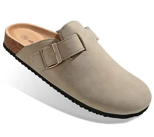 Cork-footbed cushioned sandals