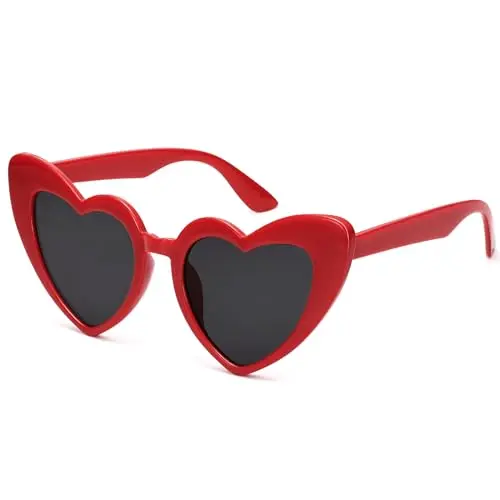 Trendy Cat Eye Love Shaped