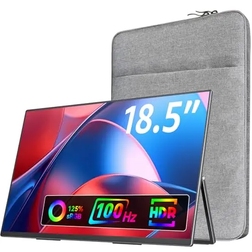 18.5" FHD with 100Hz
