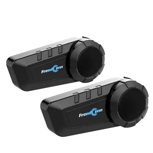Motorcycle Helmet Bluetooth Headset, 2 Pack