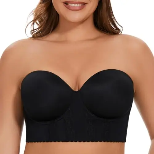 Full Back Coverage Underwire Bustier