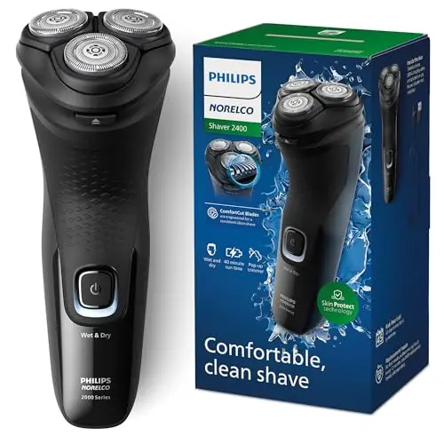 Wet and Dry Electric Shaver