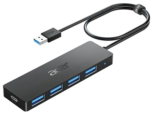 USB-C Powered with LED Indicator