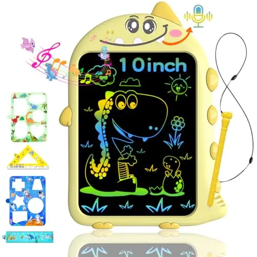 Musical Drawing Board with Dinosaur Sounds