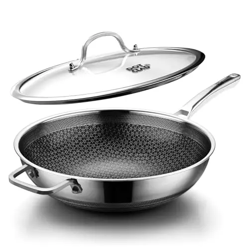 12-inch stainless steel with snow flake technology