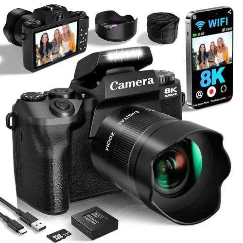 64MP with 4" Touch Screen & Dual Cameras