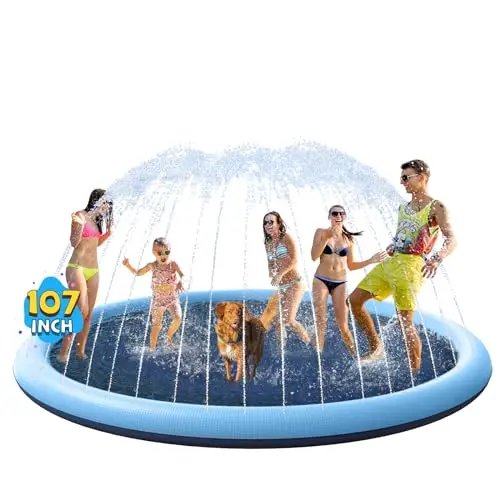 107-inch Sprinkler Play Mat