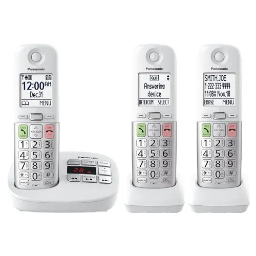 3 Handsets with Built-in Flashlight