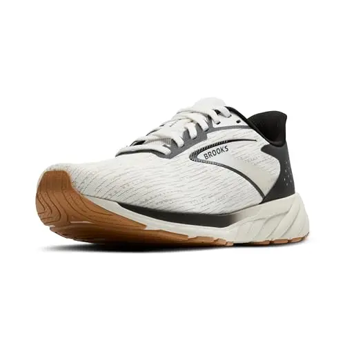 Neutral Running Shoe - White/Black/Tan