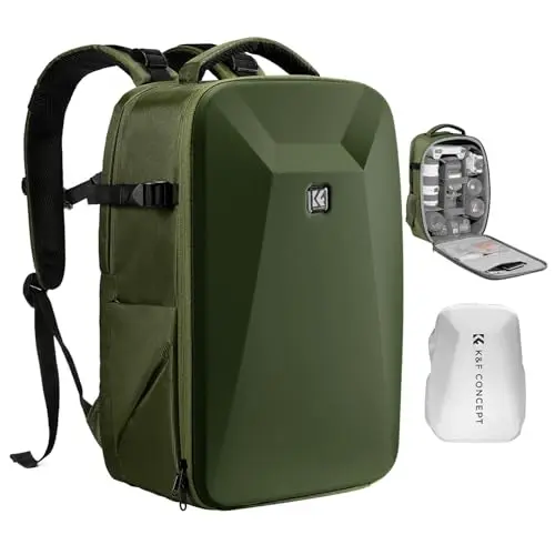 K&F CONCEPT hardshell camera backpack for travel photography