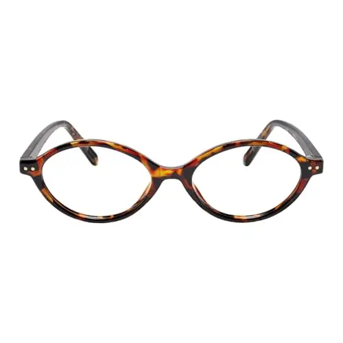 Oval Small Frame Computer Glasses