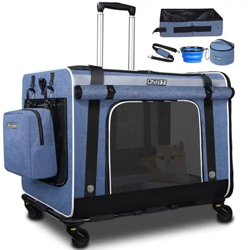 With Wheels and Litter Box