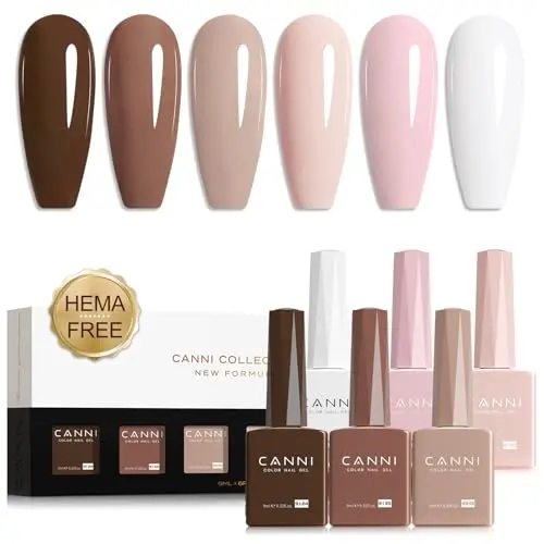 6 Nude Pink & Brown Shades