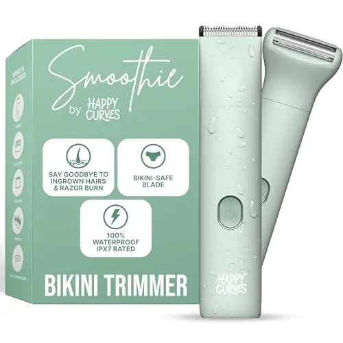 Dual-Head Waterproof Bikini Trimmer