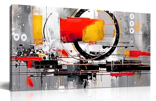 Aburaeart abstract paintings canvas wall art in large size for living room