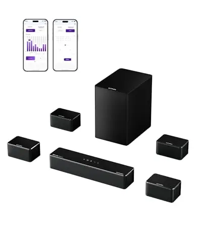 with Dolby Atmos & 4 Surround Speakers