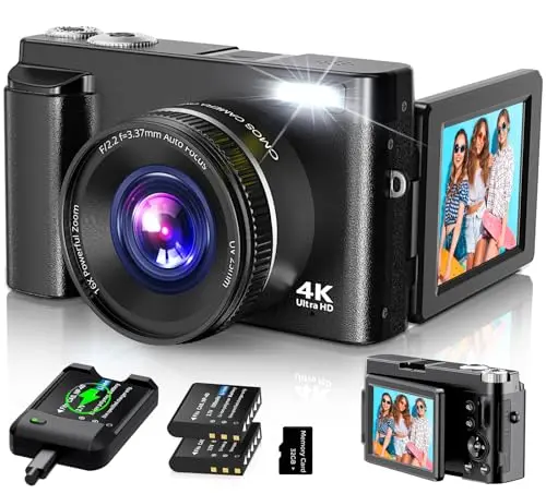 48MP with 180° Flip Screen