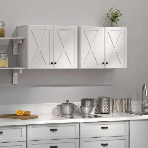 2-Cabinet Barn Door Style