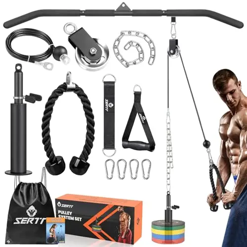 2-in-1 LAT Pull Down Bar with Upgraded Loading Pin
