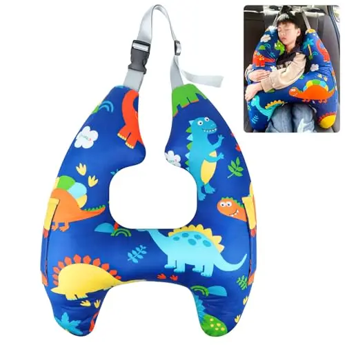 FASTSPOK H-Shape Travel Pillow for kids in blue