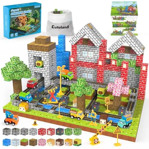 216 Pieces with Construction Vehicles