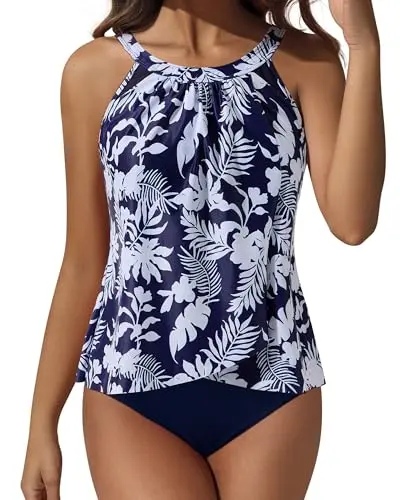 Two-Piece with High Waist Bottom