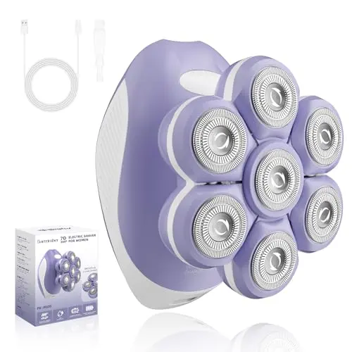 7D floating head shaver for all body areas