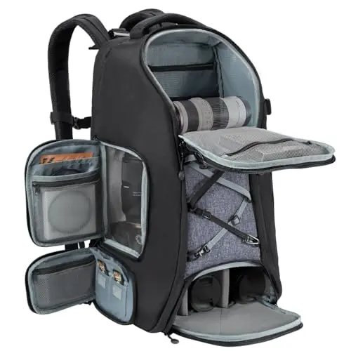 K&F CONCEPT 30L large capacity camera backpack for travel