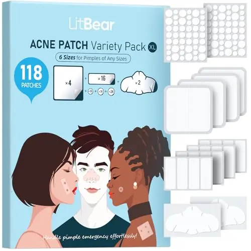 6 Sizes 118 Patches