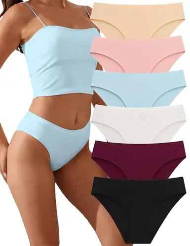 6-Pack Breathable Seamless Underwear