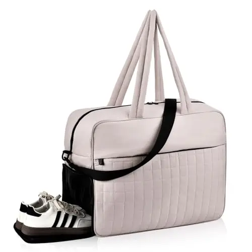 Lightweight Quilted Weekend Bag