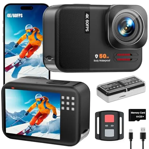 60FPS Waterproof Camera