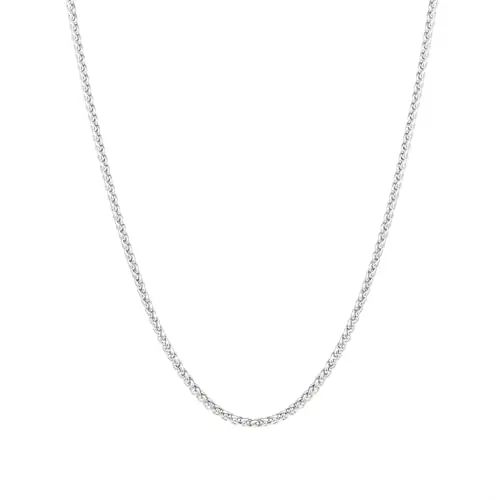 2.5mm/4mm Silver Stainless Steel