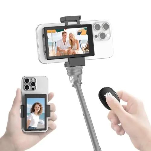 4K Selfie Monitor with Magnetic Clip