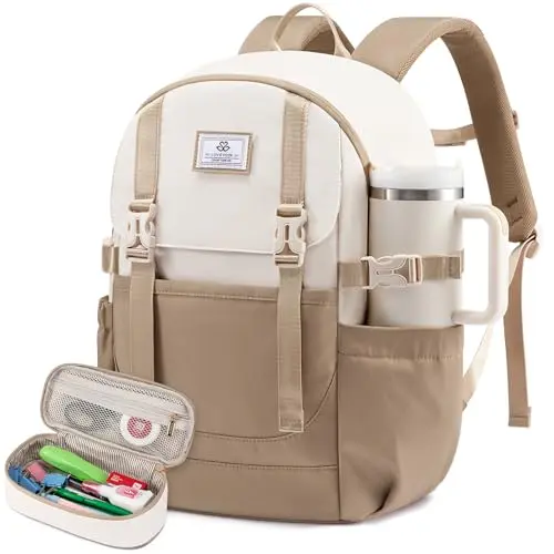 Waterproof Travel College Bookbag for Teen Girls