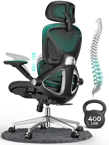 Adjustable Lumbar High Back Desk Chair