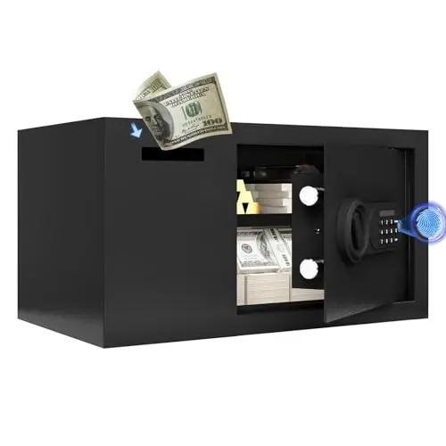 with Drop Slots and Biometric Lock